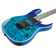 Ibanez electric guitar GRG121/170DX/131/220PA Beginners to beginners practice guitar GRG120QASP-BGD Water wave blue gradient
