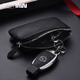 Sieben Wolf Coin Wallet Herren Mini kleiner ultra-dünner Reißverschluss Multifunktionskarten Packauto Key Pack Dokument Pack Pack Wallet Leder Hülle Neue Modell gestartet