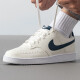 耐克（NIKE）官方舰店男鞋夏季运动鞋COURT防滑耐磨低帮板鞋时尚舒适休闲鞋 HQ4867-101/简版空军一号/白深蓝 41