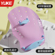 Yuke swim fins, children's special freestyle training device, adult breaststroke paddling swimming equipment, silicone paddle board, pink and purple hand fins [S size/children only]