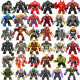 Compatible con figuras LEGO bloques de construcción de alta calidad Marvel Big Guy Iron Man Venom Thanos Hulk Toys Light Yellow 1049 Venom Agent