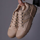 Xiaohuili Home Labor Protection Shoes Low-top Canvas Shoes Breathable Liberation Shoes Men's Summer Anti-Slip and Wear-resistant Construction Site Working Farmland Work Shoes 3522 Military Green 39