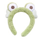 Pei Nanwei cute little frog headband for women to wash their face and apply facial mask, cartoon funny plush headband, winter headband hairpin, 1 small frog headband