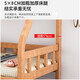 Solid wood bed oak multifunctional bunk bed children's bed double bed bunk bed 101# upper 1200mm lower 1500mm