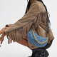 Entrenador 23 Nuevo bolso de axila de cuero clásico, bolso de un solo hombro, Give Girlfriend [Regalo navideño] Denim azul CR679 B4IN