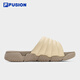 
FILA FUSION Fila Fashion Brand Men's Shoes Chinese Valentine's Gift Gift for Boyfriend Trendy Slippers 2023 Summer Beach Shoes Sandals Warm Sandals/Benbu Brown-GG 39