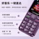 金立（Gionee）老年人手机4G全网通全新款老年机超长待机 大声大字大按键学生按键功能机G510  黑色