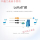 橙央SX1278芯片LORA扩频RS232/485通讯模块无线数传电台DTU 无需电源 AS32-DTU30-(915M)胶棒天线(