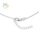 Chow Sang Sang birthday gift Pt950 platinum kitten pendant platinum necklace 86716N price 45 cm