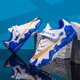 Changxiang huili 2025 Nouvelles filles de football chaussures pour les élèves du primaire tf ongles brisés velcro girl femme respirant boy qui s'entraîne 6199 Orchidées blanches ongles cassés (acheter un + cinq) 29