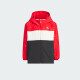 阿迪达斯（adidas）童装新年款中国红拼接运动休闲连帽夹克外套 JF3879红 15天价保