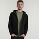 Jinba Men's Automne et Hiver Hooded Color Youth Youth Style Simple Short Veste NKDE3878 FOREST GROOT DROID XL