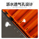 Two-dimensional lure box bait box storage box double-sided double-open tool box portable lure box blue