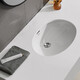 TOTO bathroom smart ceramic basin oval square wash basin under counter basin LW546B (07)