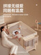 Coolbaby crib soft bag fence lifting seamless splicing bed one-click opening and closing portable portable baby bed Qidu upgraded model naked bed + mosquito net + storage basket + changing table frame structure fully equipped