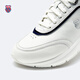 
KSWISS men's and women's sneakers spring new breathable comfortable cushioned casual shoes 9274-US 113 Wimbledon white/navy blue/grey red 42