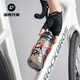 Rock Brothers Bicycle Water Bottle Rack Aluminum Cycling Water Cup Rack Road Mountain Folding Commuter Bike Water Bottle Rack Ice Crack Blue Black