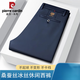Pierre Cardin Pantalones informales de negocios para hombres Pantalones delgados de verano Findos Cortosos pantalones transpirables Mulberry Silk Right Professional Pantalones grises K686 Tamaño 31 (recomendado 120-130 Jin [Jin equivale a 0.5 kg] peso)