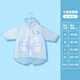 LATE TIME Shark Children's Raincoat Girls Waterproof Boy Kindergarten Raincoat Little Boy Rainproof Clothes Baby Raincoat Blue Fish-eating Shark Raincoat M 1 piece Recommended height 85-95cm