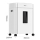 Deli Confidential Paper Shredder Office Commercial Paper Shredder Multi-Funktion Papier Dokument Shredder Großer Papier Shredder 8 Blätter 10 Minuten 9904 Papier Shredder (schwarz) (Tisch)
