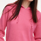 Gloria full wool hooded pullover sweater for women 2025 new winter popular small pullover 1EDJ5J470 35R rose pink XS