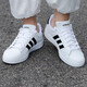 阿迪达斯（adidas）三条纹板鞋男女鞋2025夏季新款经典低帮运动鞋复古轻便学生休闲鞋 GW9195白色 42 (260mm)