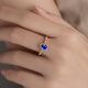 Haikai Ring Women's Blue Sapphire Water Drop Ring 18 Gold Luxury Jewelry Valentine's Day Birthday Gift Sapphire Ring/79 Points