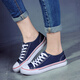 Zapatos de lienzo de Lorenbon para hombres y mujeres zapatos para parejas para hombres y zapatos casuales para hombres para hombres para hombres y zapatos para mujeres para zapatos de primavera y verano para zapatos de running de estudiantes suaves y transpirables [procesamiento de tamaño de rato] 6625 Azul 36 Estilo de mujeres (tamaño deportivo normal)
