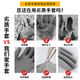 Arrugas de látex Trabajo Desgaste Resistente RESISTENTE Impermeable impermeable transpirable sin deslizamiento Sitio de trabajo de trabajo de goma de goma Guantes de protección [12 piezas] Arrugas grises de hilo gris medias