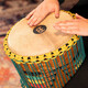 Meinl Afrikanische Drum Mail Standard Handtank Master Serie Vollhand geschnitztes Drum Original-Paket zum Töten von 12-Zoll-AE-DJTC2-ula