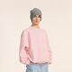 Skizzieren Sie Herrenkleidung 2025 Frühlings- und Sommer neuer runder Nackenmotor Pullover Drop Schulter Langarm Sweatshirt Loose Silhouette 9p1414970 687 Hellrosa L.