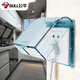 BULL punch-free waterproof box socket waterproof cover bathroom bathroom protective cover splash-proof box socket outdoor protective cover F04S waterproof box blue transparent IP55 level