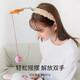 Zhenwu's diaper-changing tool for coaxing babies, amusing headbands, bell headbands, baby diaper toys, plush hairpins and hairpins for coaxing babies, 1 headband, red rope length 35CM