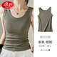 Langsha Light Luxury High-End Starge Chaleco para mujeres con ropa interna y ropa exterior Summer 2024 Nuevo sin mangas de gran tamaño Base Anti-Exposure Bass