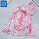 Jüdische Mädchen Drei-in-Eins-Jacke für Kinder im Winter und Samt verdickte Windschutzjacke für mittelgroße und große Kinder modische Outdoor-Oberseite [Frühlings- und Herbststil] 6624 Pink 130