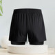 DUTRIEUX men's swimming trunks, anti-embarrassing loose and quick-drying new swimsuit, swimming hot spring men's large-size beach shorts equipment, men's swimming trunks double-layer XL [recommended 100-140Jin [Jin equals 0.5 kg]]