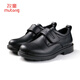 Chaussures en cuir noir de Berger Boy Spring and Automne Chaussures Boy's Campus Performance Chaussures en cuir décontractées et polyvalentes Little Gentleman's Etiquette Chaussures Gentleman's Black 34