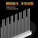 Pet comb to remove floating hair and open knots, British short and long hair cat and dog comb, long and short needle double tooth row comb, silver double tooth cat comb length 19cm (medium and long hair cats)