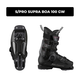 Salomon new ski shoes for men and women, ski equipment S/PRO SUPRA BOA series S/PRO SUPRA BOA 100 black gray 25.5