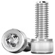 Tianzhuo Hardware 316 stainless steel hexagon socket screws bolts cylindrical head cup head M2M3M4M5M6M8M10M12M14-24 M4*16-20 pieces