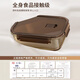 Centennium Zhenghe Lunch Box High Borosilicate Glass Fresh Box можно использовать для микроволновой работы, чтобы обеспечить специальную миску свежести для ланч -коробки для студентов Bento Box [Раунд 1050 мл (двойная сетка)]]