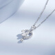 Mengjinyuan Platinum Pendant PT950 Butterfly Pendant Platinum Butterfly Love Flower Pendant Birthday Gift for Girlfriend Weight Approximately 1.55g
