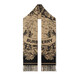 Burberry (BURBERRY) scarf equestrian knight logo double-sided cashmere jacquard yarn scarf men and women same scarf Christmas gift collection beige