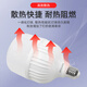 Philips (PHILIPS) LED bulb high color rendering high power 20W cylindrical bulb high brightness energy-saving lighting bulb light source E27 screw white light 6500K
