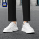 海澜之家男鞋秋冬2025新款经典板鞋男小白鞋增高男士运动休闲鞋透气鞋子男 白色 40 【运动码】