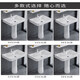 Household ceramic pedestal basin wash basin wash basin integrated floor-standing wash basin bathroom sink small apartment 40*29 pedestal basin with drainer