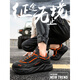 Changxiang Huili labor protection shoes men's work shoes, steel bag heads, no fatigue, soft sole, anti-smash, anti-smash, anti-smash, anti-smash, safe shoes, construction site breathable sports shoes, black gold [pure leather surface] [anti-smash/anti-smash] 43