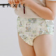 Manxi (EMXEE) Toilet Training Pants for Men and Women Baby Diapers Washable Children's Underwear Ring Diapers Big Goose Tea Party 90 Size