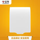 BULL waterproof box and socket waterproof cover Bathroom switch wall panel protective cover Bathroom power supply splash-proof box integrated 86 type white waterproof box (excluding socket) Official home kitchen and bathroom special power supply protective cover