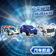 Zhan Gao Hyun Ka Fighter 3 Toy Genuine Transformation Robot Car Mecha Toy Boy Children's Gift Hyun Blue Thunder King-Three Combo Hyun Ka Fighter 2